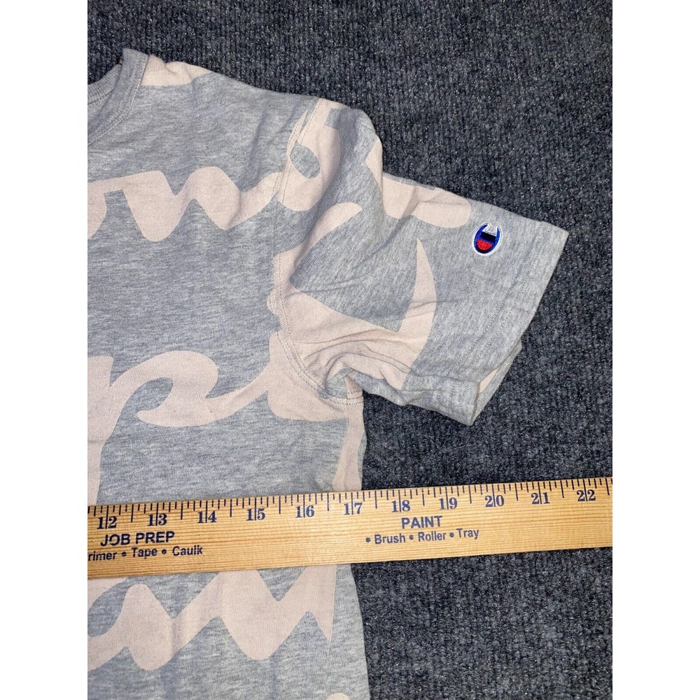 Champion Heritage Tee Shirt Mens Small Gray Athletic Apparel Crew Neck Pony Logo - Picture 6 of 6